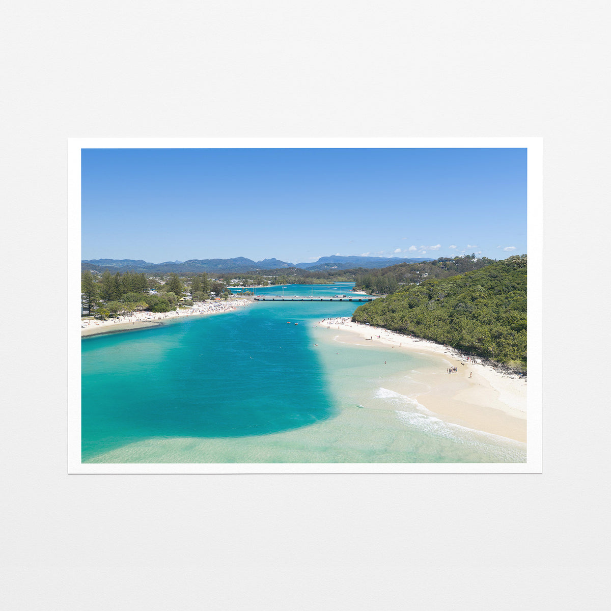 Tallebudgera Creek Sandbank Wall Art fine art paper print