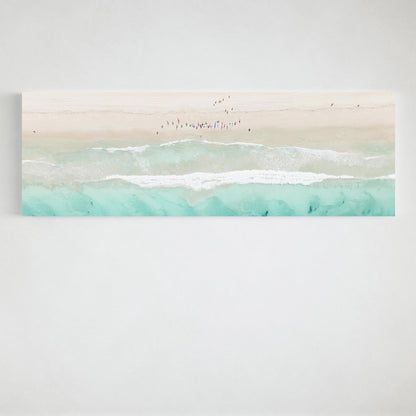 Trigg Beach panoramic stretched canvas Perth